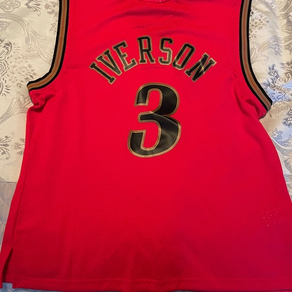 76ers classic Allen Iberian Jersey NWT - Picture 4 of 5